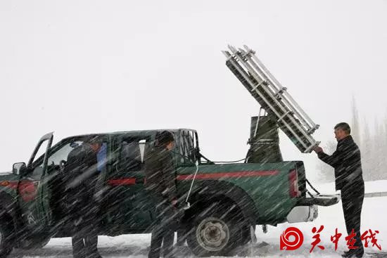 渭南市共发射38枚火箭弹 人工增雪抗旱减霾两不误