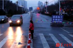 朝阳大街部分路段单向封闭