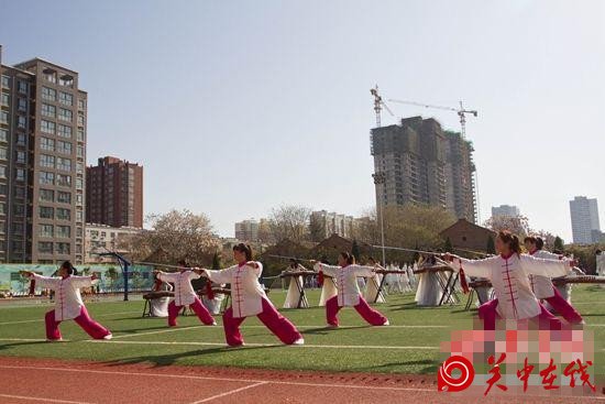 渭南高新区第五届中小学生田径运动会开幕