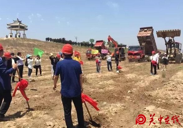 渭南卤阳湖欢乐岛游乐项目开工