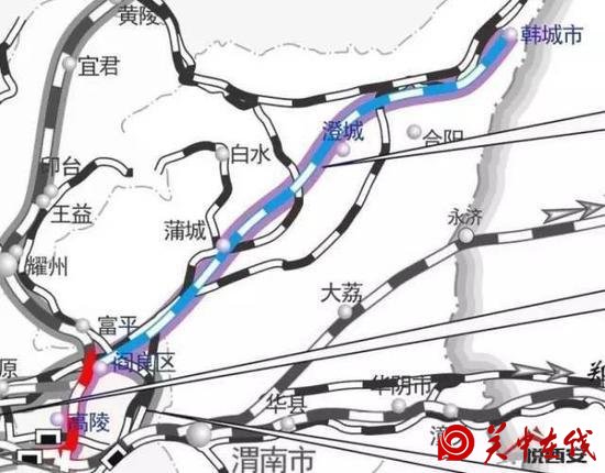 今天陕西这四条城际铁路同时开工 西安到韩城未来只要40分钟