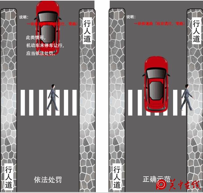 西安市机动车礼让率超90% ,文明出行你做到了吗？