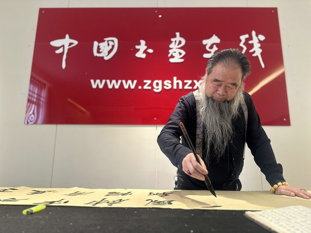 魏胡子伯庆《翰墨逸情书友俱乐部南小巷笔会有感》