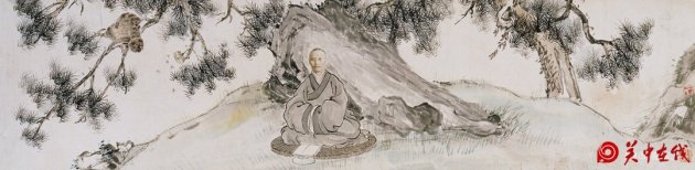 出世和尚入世画家:虚谷