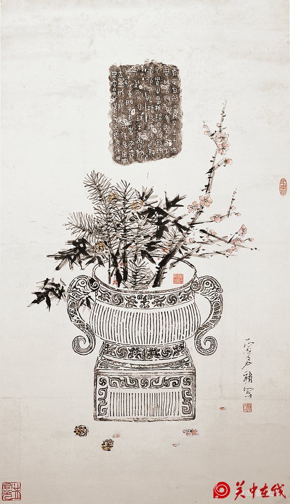 出世和尚入世画家:虚谷